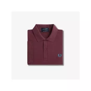 Fred Perry [hq Genuine] Fred Perry [m3] Оригинальная рубашка Fred Perry Oxblood Afpm2430003 W80 qzgAfpm2430003 W80 L