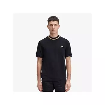 Fred Perry [hq Genuine] Fred Perry [sharp] Crewneck Piquette 102 Afpm2410007 102 qzgAfpm2410007 102 L
