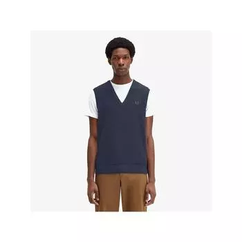 Fred Perry [hq Genuine] Fred Perry [sharp] Жилет с вафельным узором 608 Afpm2438556 608 qzgAfpm2438556 608 M