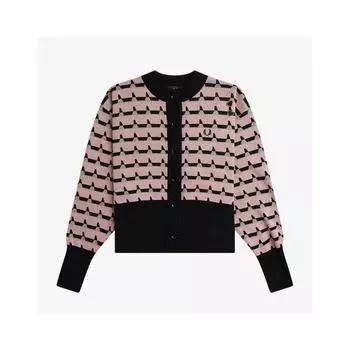 Fred Perry Jacquard Knit Cardigan S51 Afpf2417108 S51 S
