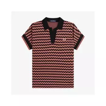 Fred Perry Jacquard Knit Shirt Afpf2417146 Q23 XS