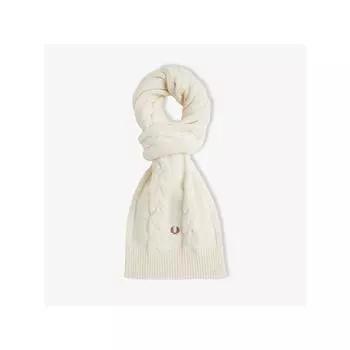 Fred Perry Lambswool Blended Cable Scarf Ecru Cfpu2438145 560 qzgCfpu2438145 560 Free