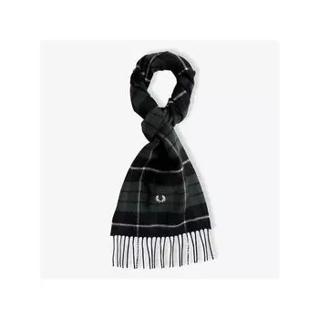 Fred Perry Шарф из овечьей шерсти в клетку, черный Cfpu2438137 102 qzgCfpu2438137 102 Free