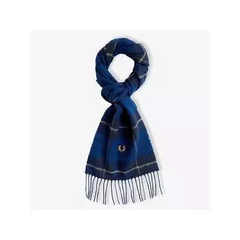 Fred Perry Lambswool Tartan Scarf Navy Cfpu2438137 608 qzgCfpu2438137 608 Free