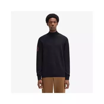 Fred Perry Laurel Reese Mock Neck Knit Черный Afpm2438530 102 M