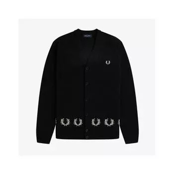 Fred Perry Laurel Reese Trim Cardigan Afpm2336534 102 S