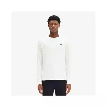 Fred Perry Long Sleeve Crewneck T shirT Afpm2438700 129 M
