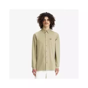 Fred Perry Long Sleeve Oxford Shirt U54 Afpm2415516 U54 M