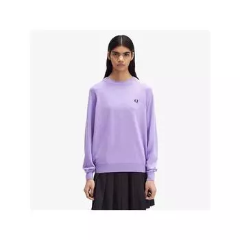 Fred Perry [настоящий] Fred Perry [женский] Круглый вырез, трикотаж из смеси мериносовой шерсти X19 Afpf2432117 X19 qzgAfpf2432117 X191 XS