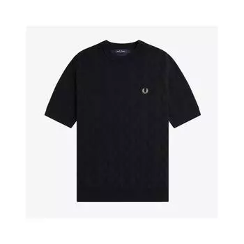 Fred Perry Футболка с открытой вязкой Afpm2417622 102 S