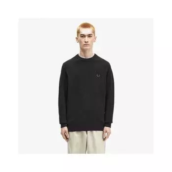 Fred Perry овечья шерсть трикотаж черный Afpm2436539 198 M