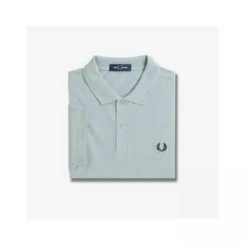 Fred Perry Plain Fred Perry Shirt Silver Blue Black Afpm2436000 670 M