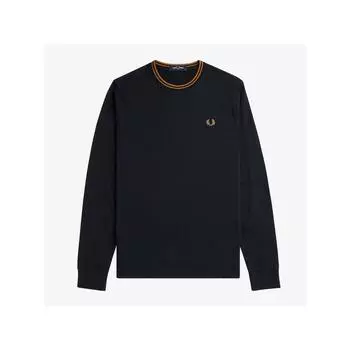 Fred Perry [подлинная HeadquarTers] Fred Perry [базовая версия] Футболка с длинным рукавом Twin Tip M68 Afpm2439602 M68 qzgAfpm2439602 M68 S