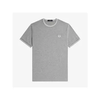 Fred Perry [подлинная HeadquarTers] Fred Perry [базовый] Twin Tip ФУТБОЛКА 420 Afpm2411588 420 qzgAfpm2411588 420 M
