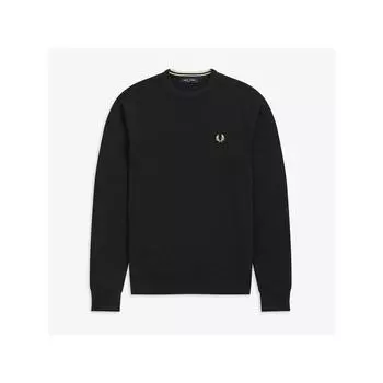 Fred Perry [подлинный] Fred Perry [базовый] Классический свитер с круглым вырезом из смеси мериносовой шерсти 198 Afpm2439601 198 qzgAfpm2439601 198 M