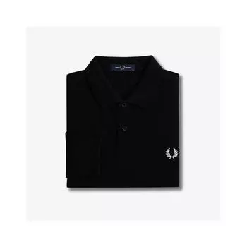 Fred Perry Рубашка Fred Perry с длинным рукавом, цвет черный, белый Afpm2436006 350 L