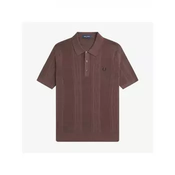 FRED PERRY Рубашка-поло хлопковой вязки крючком Fred Perry U53 AFPM2417861 U53
