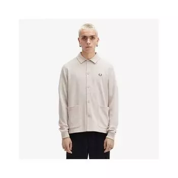 Fred Perry Рубашка поло с длинным рукавом на пуговицах Porridge Afpm2436598 X23 M