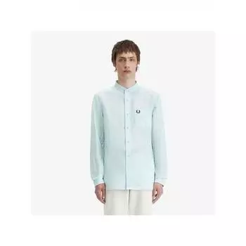 FRED PERRY Рубашка с дедушкиным воротником из смесового льна Fred Perry R30 AFPM2417763 R30