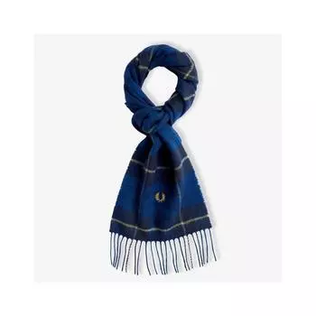 Fred Perry шарф из овечьей шерсти, темно-синий Cfpu2438137 608 Free