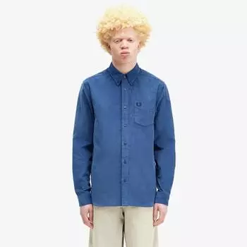Fred Perry [sharp] Corduroy Shirt Midnight Blue Afpm2438726 F57 L