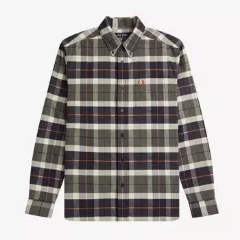 Fred Perry [sharp] Рубашка из чесаной шотландки 638 Afpm2336643 638 S