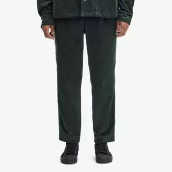 Fred Perry [sharp] Tapered Corduroy Trousers Night Green Afpm2438511 Q20 M