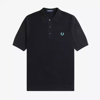 Fred Perry [sharp] Текстурированная трикотажная рубашка поло спереди 102 Afpm2417643 102 S