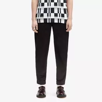 Fred Perry [sharp] Вельветовые зауженные брюки черного цвета Afpm243t519 102 M