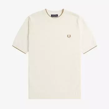 FRED PERRY [Sharp] Вязаная футболка с текстурированной передней частью 560 AFPM2417642 560