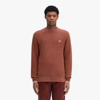Fred Perry [sharp] Waffle Stitch Knit S54 Afpm2436507 S54 S