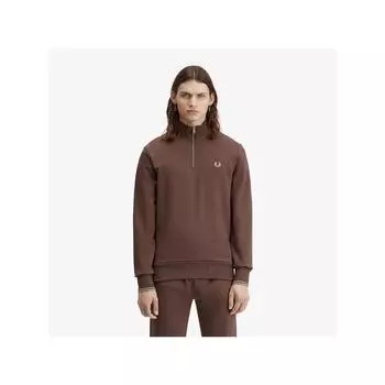 Fred Perry [штаб-квартира Genuine] Fred Perry [базовый] Толстовка с застежкой-молнией на половину длины U85 Afpm2413574 U85 qzgAfpm2413574 U85 S