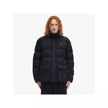 Fred Perry [sport] Padded Pocket Detail Jacket Black Afpm2438545 102 qzgAfpm2438545 102 S