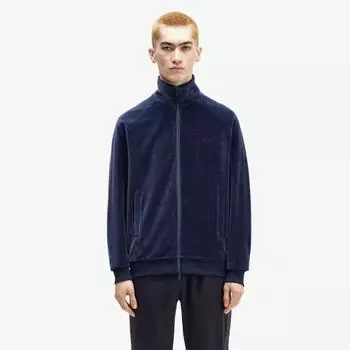 Fred Perry [спорт] Велюровая спортивная куртка Dark Carbon Afpm2438555 395 L
