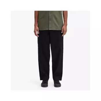 Fred Perry Straight Leg Twill Trousers Black Afpm243t512 102 M