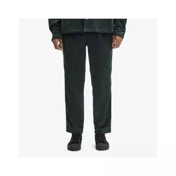 Fred Perry Tapered Corduroy Trousers Night Green Afpm2438511 Q20 M