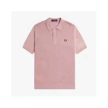 Fred Perry Textured Front Knit Polo Shirt S51 Afpm2417643 S51 M