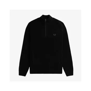 Fred Perry Textured Half Zip Knit Afpm2336540 102 S
