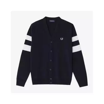 Fred Perry Tipped Sleeve Cardigan Afpm2335534 608 S
