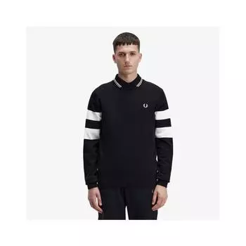 Fred Perry Tipped Sleeve Knit Afpm2335533 102 S