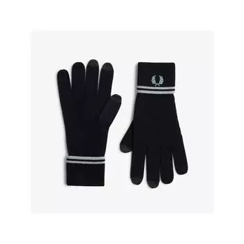 Fred Perry Перчатки Twin Tip Merino Wool Blended Navy Silver Blue Cfpu2439151 L51 qzgCfpu2439151 L51 Free