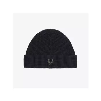 Fred Perry Вафельная хлопковая шапка-бини, черная Cfpu2438130 102 qzgCfpu2438130 102 Free