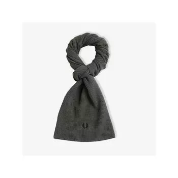 Fred Perry Вафельный хлопковый шарф, полевой зеленый Cfpu2438150 638 qzgCfpu2438150 638 Free