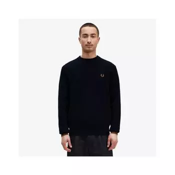 Fred Perry Waffle Stitch Crewneck Knit Afpm2336507 608 S