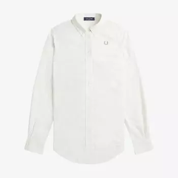Fred Perry [womens] Button Down Shirt Snow White Afpf2416123 303 S