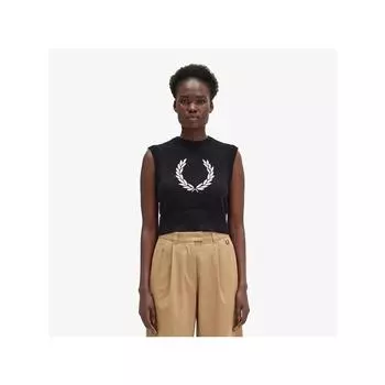 Fred Perry [женщины] Laurel Reese Knit Vest Черный Afpf2438111 102 qzgAfpf2438111 102 M