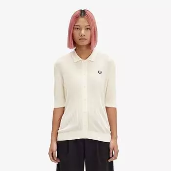 Fred Perry [womens] Lip Knit Shirt 560 Afpf2438106 560 XS