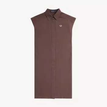 Fred Perry [womens] Sleeveless Shirt Dress Carrington Roadbrick Afpf2417172 U53 S