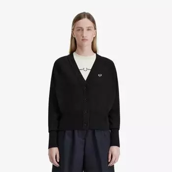 FRED PERRY [Женский] Кардиган из мериносовой шерсти с V-образным вырезом 198 AFPF2414121 198 XS