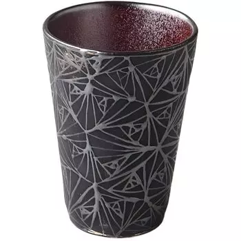 Free Cup W8 x D8 x Lumix Flux Knob Cup Pottery Mino Ware Made in Japan Ale-net H11.3cm
